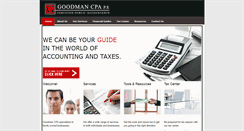 Desktop Screenshot of cpagoodman.com