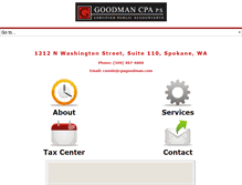 Tablet Screenshot of cpagoodman.com